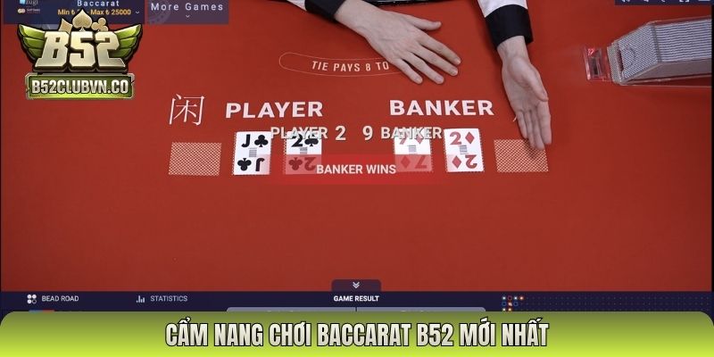 Cẩm nang chơi Baccarat B52 mới nhất